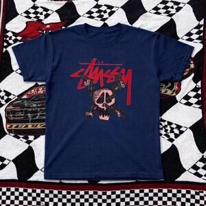 Rare X Dangerfield Tee In Navy And Red